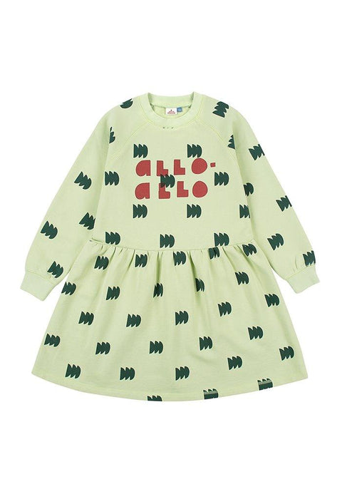 ALLO GREEN TREE DRESS - dress