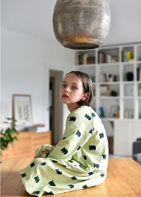 ALLO GREEN TREE DRESS - dress