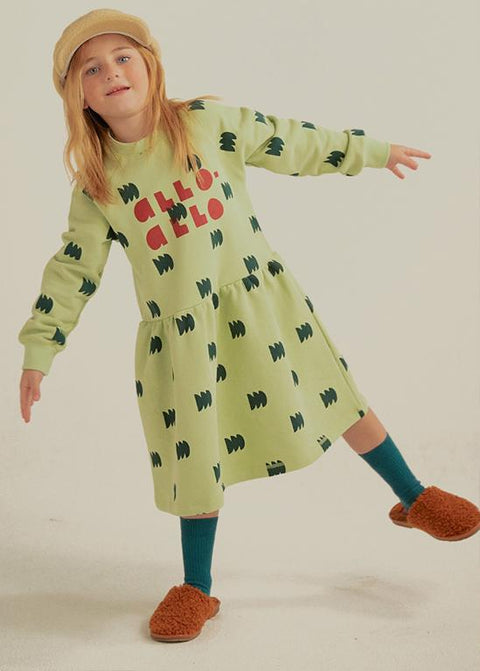 ALLO GREEN TREE DRESS - dress