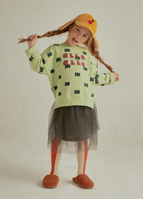 ALLO GREEN TREE SWEATSHIRT - top