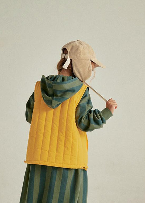 CORDUROY EARFLAP CAP BEIGE - accessories