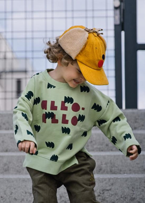 CORDUROY EARFLAP CAP YELLOW - accessories