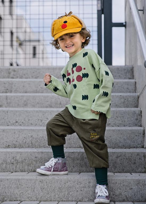 COTTON NAPPING JOGGER PANTS KHAKI - bottom