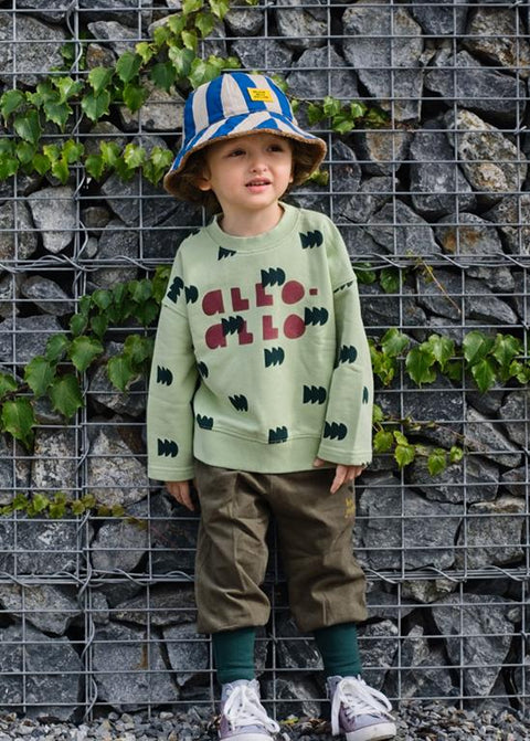 COTTON NAPPING JOGGER PANTS KHAKI - bottom