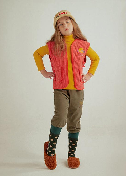 COTTON NAPPING JOGGER PANTS KHAKI - bottom