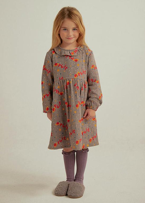 ORBIT FRILL DRESS - dress