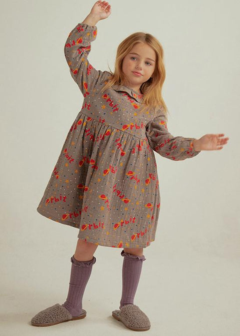 ORBIT FRILL DRESS - dress