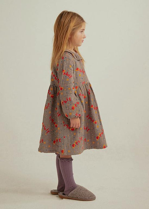 ORBIT FRILL DRESS - dress