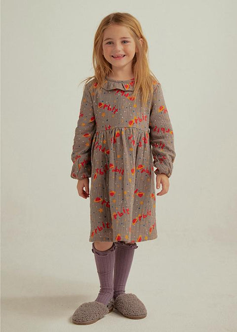 ORBIT FRILL DRESS - dress