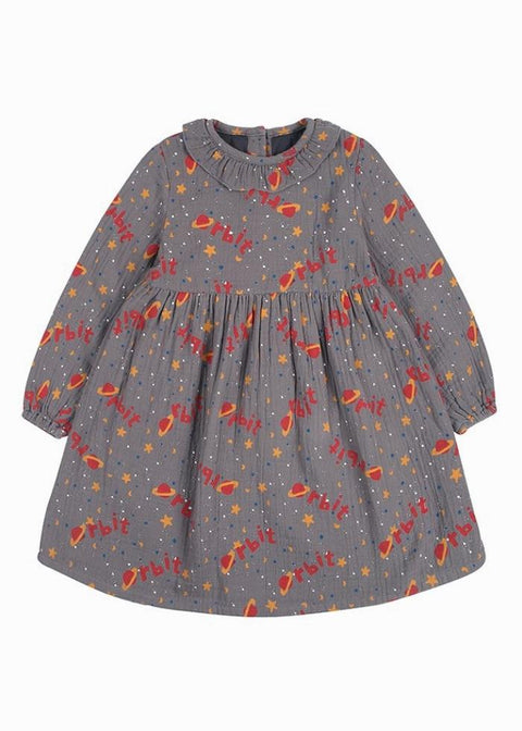 ORBIT FRILL DRESS - dress